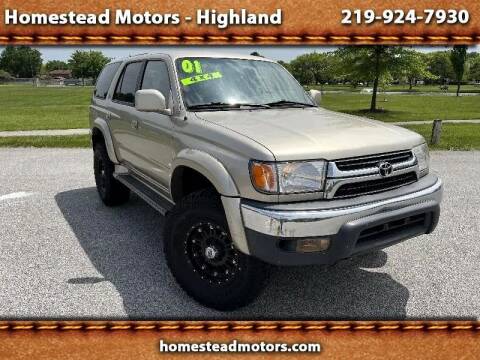 2001 Toyota 4Runner for sale at HOMESTEAD MOTORS in Highland IN