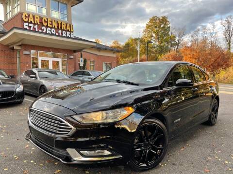 2017 Ford Fusion Hybrid for sale at Car Central in Fredericksburg VA