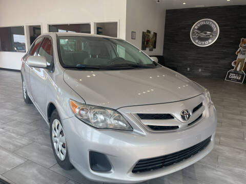 2011 Toyota Corolla for sale at Evolution Autos in Whiteland IN