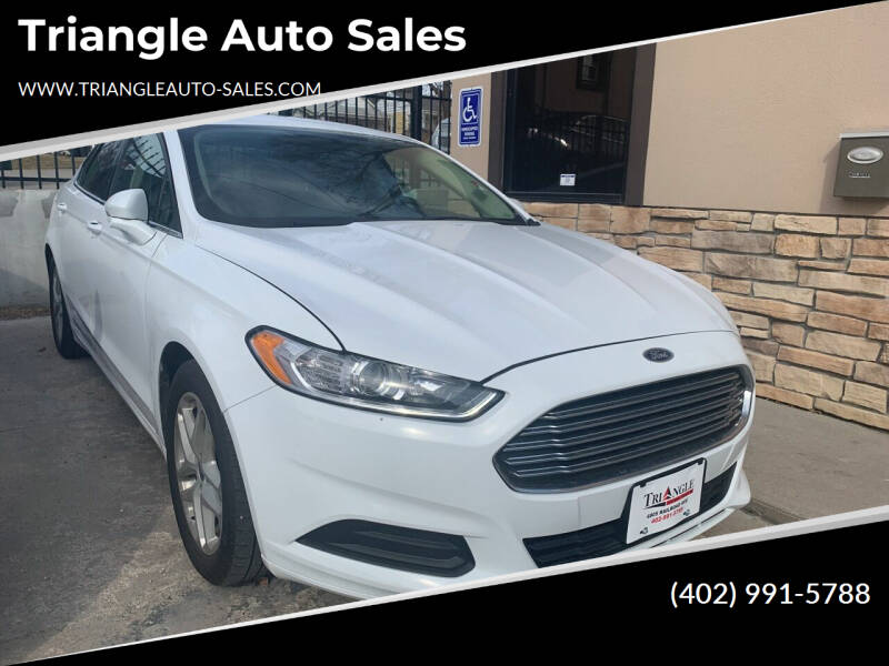 2016 Ford Fusion for sale at Triangle Auto Sales in Omaha NE