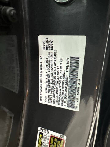 2020 Honda Odyssey EX