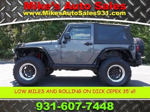2014 Jeep Wrangler for sale at Mike's Auto Sales in Shelbyville TN