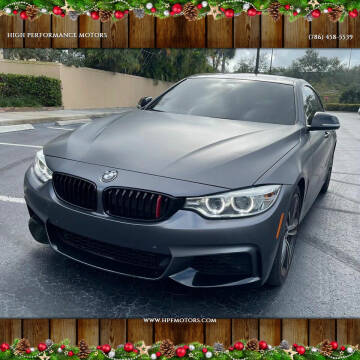 2017 BMW 4 Series for sale at HIGH PERFORMANCE MOTORS in Hollywood FL