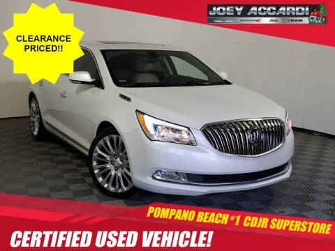 2015 Buick LaCrosse for sale at PHIL SMITH AUTOMOTIVE GROUP - Joey Accardi Chrysler Dodge Jeep Ram in Pompano Beach FL