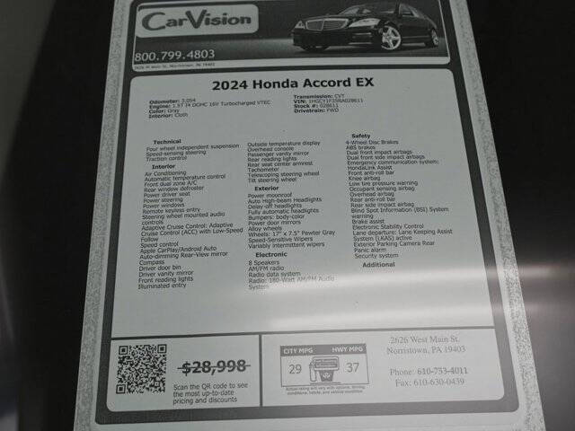 2024 Honda Accord EX