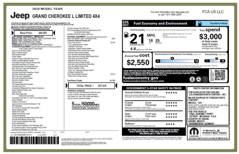 2024 Jeep Grand Cherokee L Limited