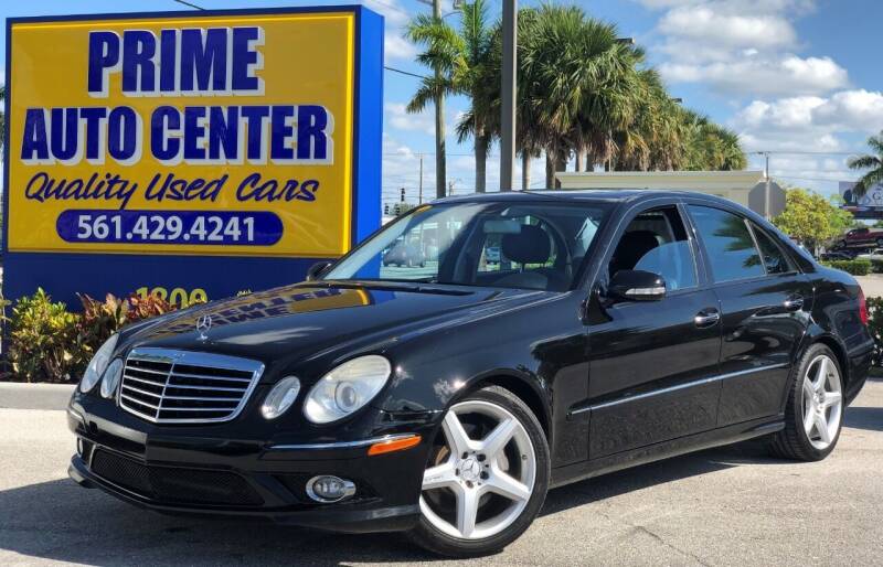 2009 Mercedes-Benz E-Class for sale at PRIME AUTO CENTER in Palm Springs FL