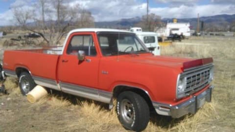 1976 Dodge D100 Pickup for sale at Classic Car Deals in Cadillac MI