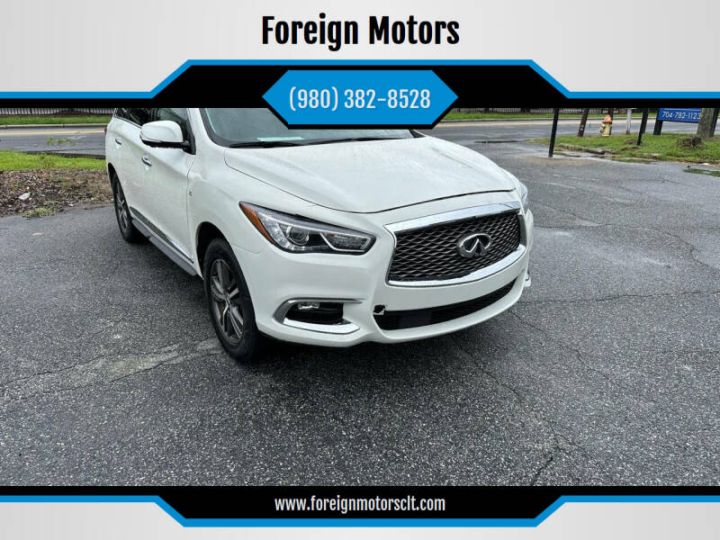 2016 Infiniti QX60 for sale at Foreign Motors in Kannapolis NC