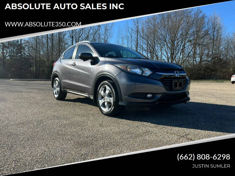 2016 Honda HR-V for sale at ABSOLUTE AUTO SALES INC in Corinth MS