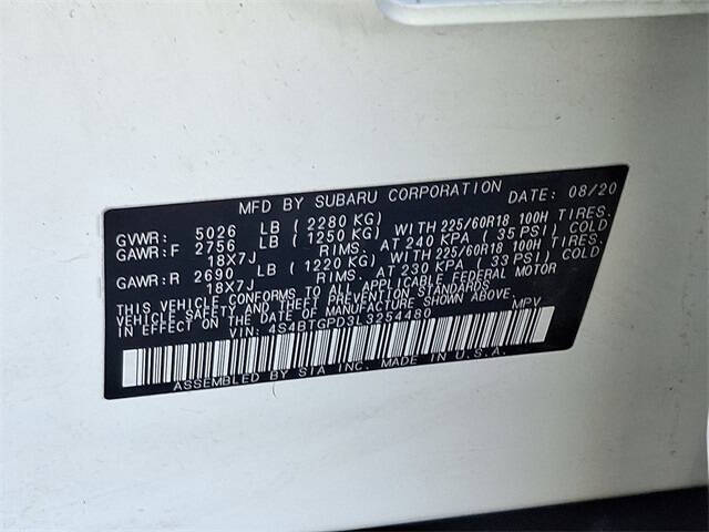 2020 Subaru Outback Touring XT