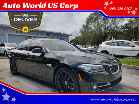 2016 BMW 5 Series for sale at Auto World US Corp in Plantation FL