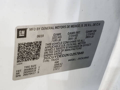 2019 Chevrolet Silverado 1500