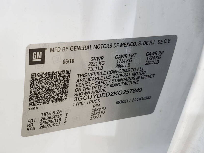 2019 Chevrolet Silverado 1500