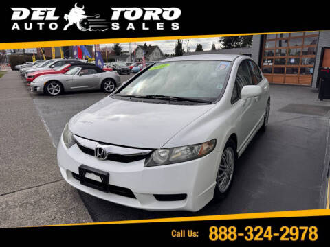 2010 Honda Civic for sale at DEL TORO AUTO SALES in Auburn WA