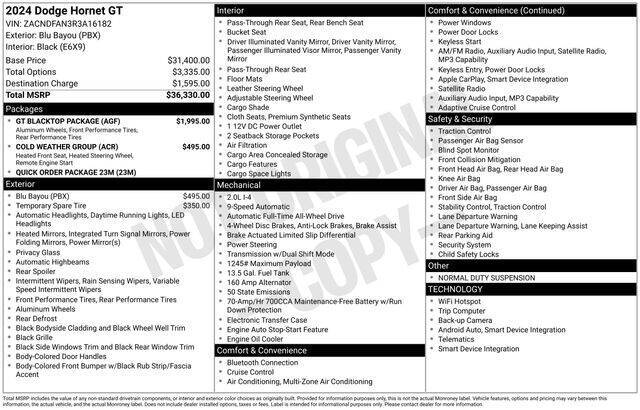 2024 Dodge Hornet GT