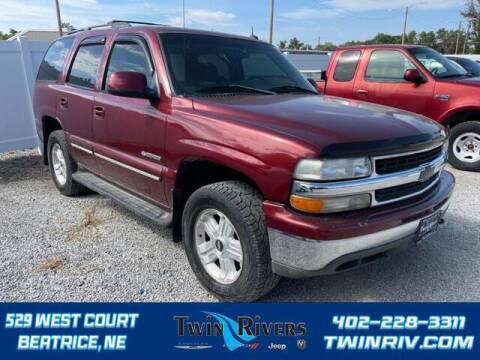 2003 Chevrolet Tahoe for sale at TWIN RIVERS CHRYSLER JEEP DODGE RAM in Beatrice NE
