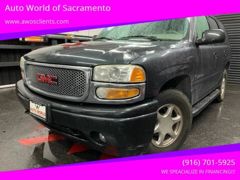 2003 GMC Yukon for sale at Auto World of Sacramento - Elder Creek location in Sacramento CA