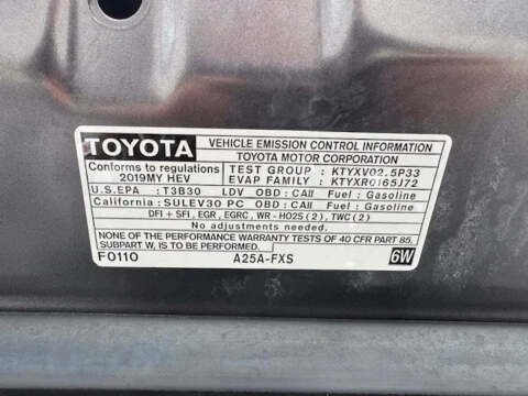 2019 Toyota Camry Hybrid