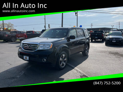 2015 Honda Pilot for sale at All In Auto Inc in Palatine IL