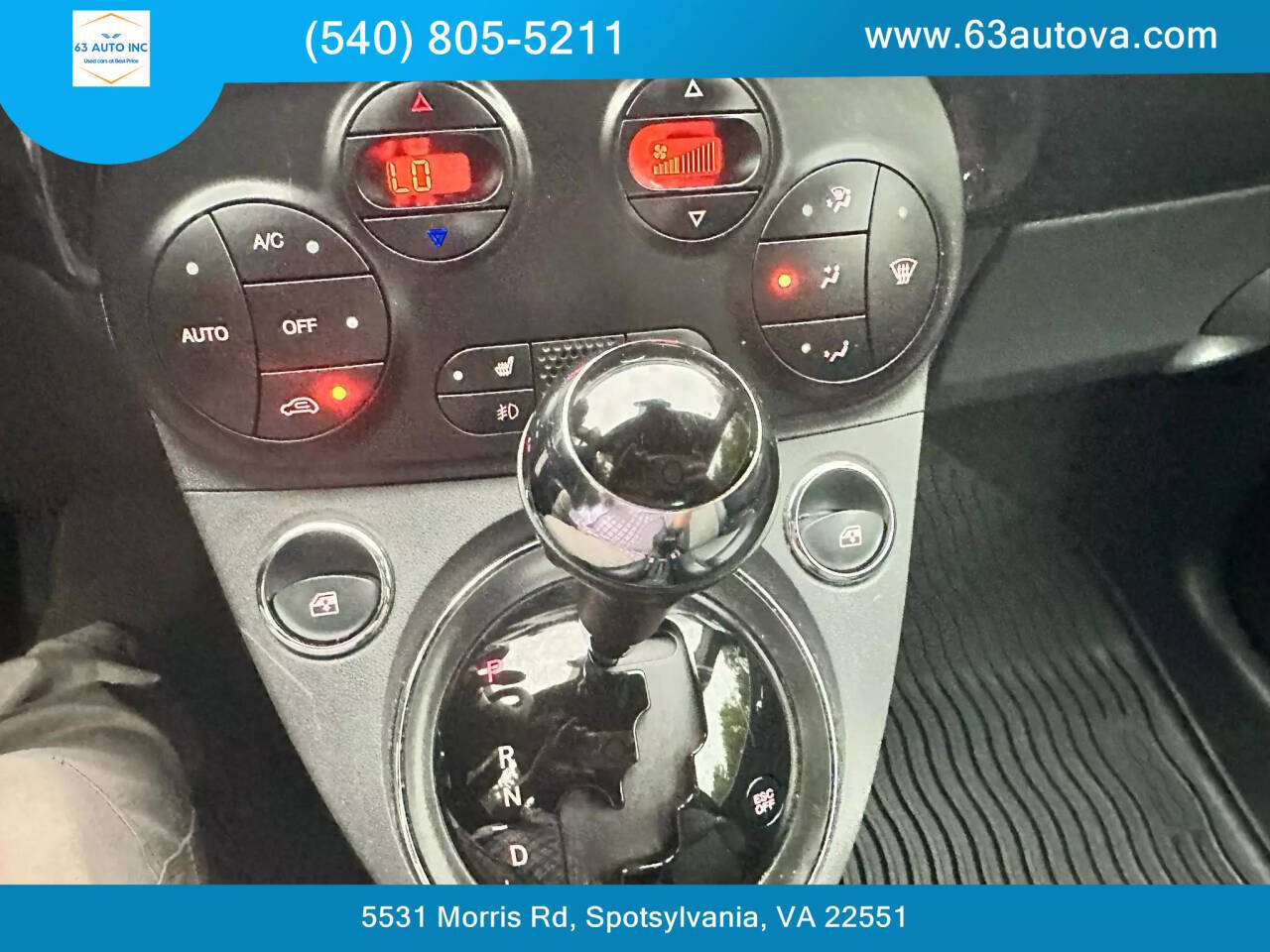 2013 FIAT 500 for sale at 63 Auto Inc in Spotsylvania, VA