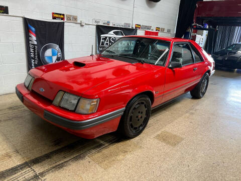 1986 Ford Mustang for sale at Fastlane Motorsports & Classic Cars in Addison IL