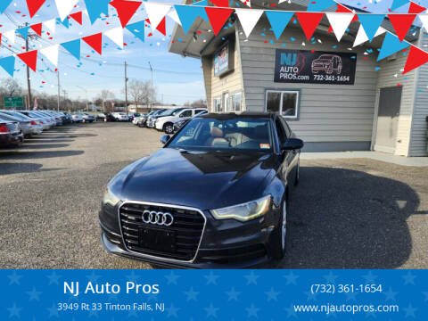 2013 Audi A6 for sale at NJ Auto Pros in Tinton Falls NJ