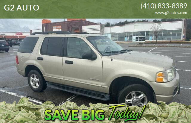 2005 Ford Explorer for sale at G2 AUTO in Finksburg MD