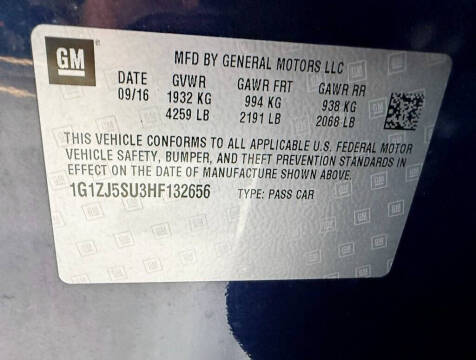 2017 Chevrolet Malibu Hybrid