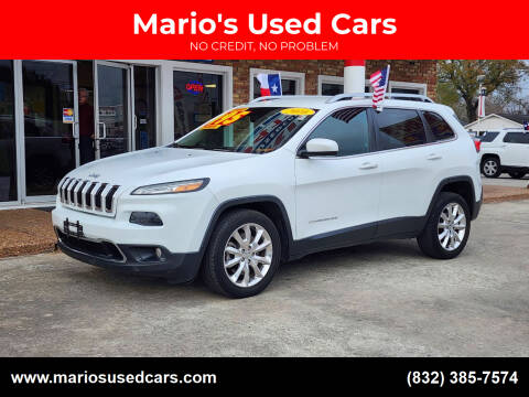 2016 Jeep Cherokee for sale at Mario's Used Cars - South Houston Location in South Houston TX