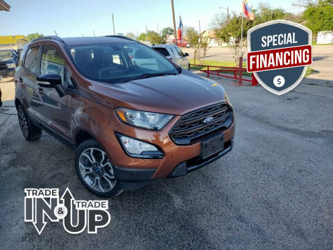 2019 Ford EcoSport for sale at SOLOAUTOGROUP in Mckinney TX