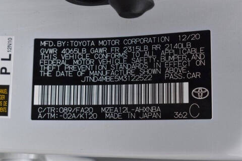 2021 Toyota Corolla Hatchback SE