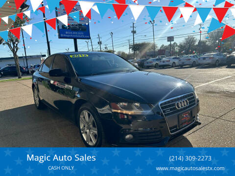 2012 Audi A4 for sale at Magic Auto Sales in Dallas TX
