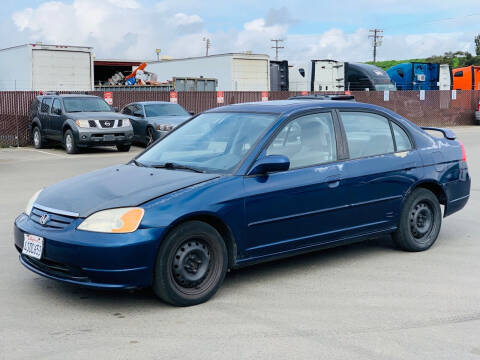 2001 Honda Civic for sale at GALAXY AUTO DEALS INC in Sacramento CA