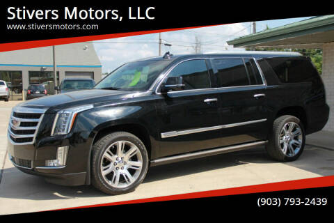 2015 Cadillac Escalade ESV for sale at Stivers Motors, LLC in Nash TX