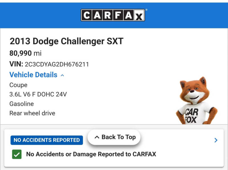 2013 Dodge Challenger SXT