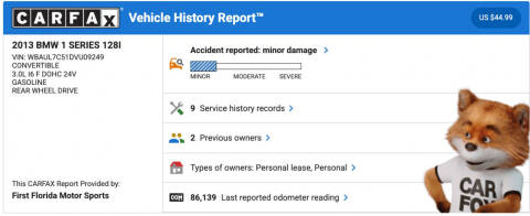 2013 BMW 1 Series 128i