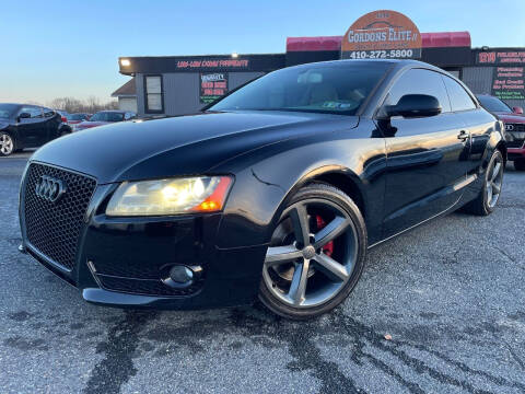 2010 Audi A5 for sale at GORDON'S ELITE 2 in Aberdeen MD