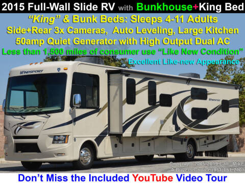 2015 Thor Industries Windsport 34J for sale at A Buyers Choice in Jurupa Valley CA