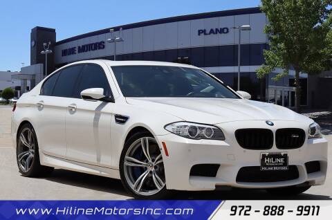 2013 BMW M5 for sale at HILINE MOTORS in Plano TX