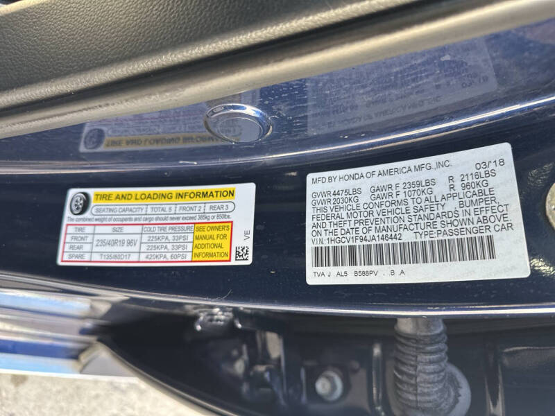 2018 Honda Accord Touring