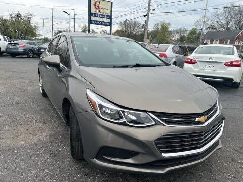 2017 Chevrolet Cruze for sale at California Auto Sales in Indianapolis IN