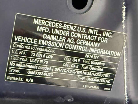 2016 Mercedes-Benz C-Class