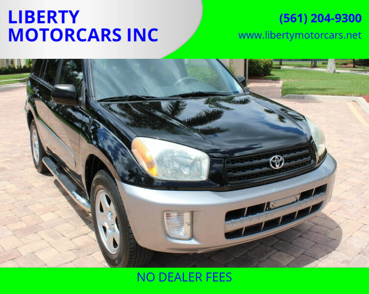 2002 Toyota RAV4 for sale at LIBERTY MOTORCARS INC in Royal Palm Beach FL