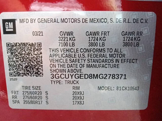 2021 Chevrolet Silverado 1500