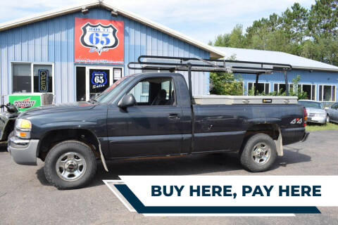 2004 GMC Sierra 1500 for sale at Route 65 Sales in Mora MN