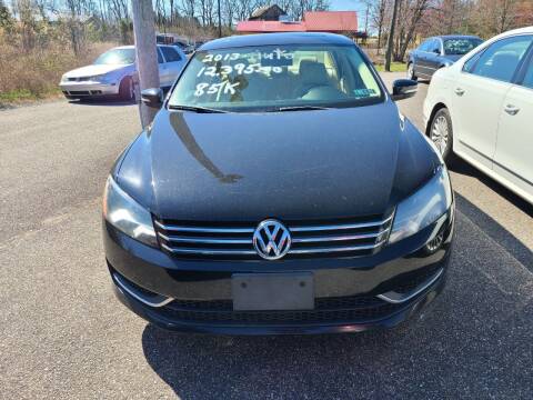 2013 Volkswagen Passat for sale at ULRICH SALES & SVC in Mohnton PA