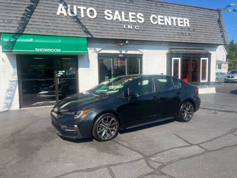 2020 Toyota Corolla for sale at Auto Sales Center Inc in Holyoke MA