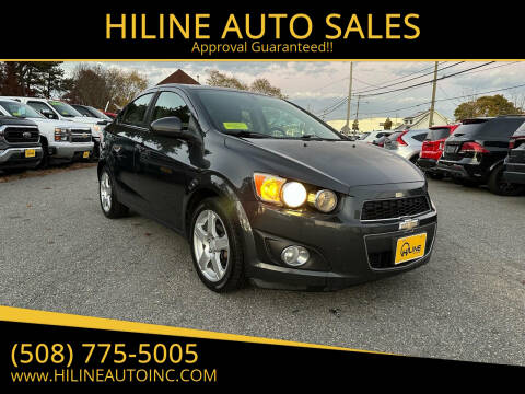 2015 Chevrolet Sonic for sale at HILINE AUTO SALES in Hyannis MA