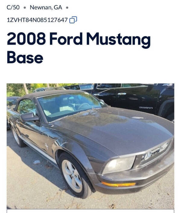 2008 Ford Mustang V6 Deluxe